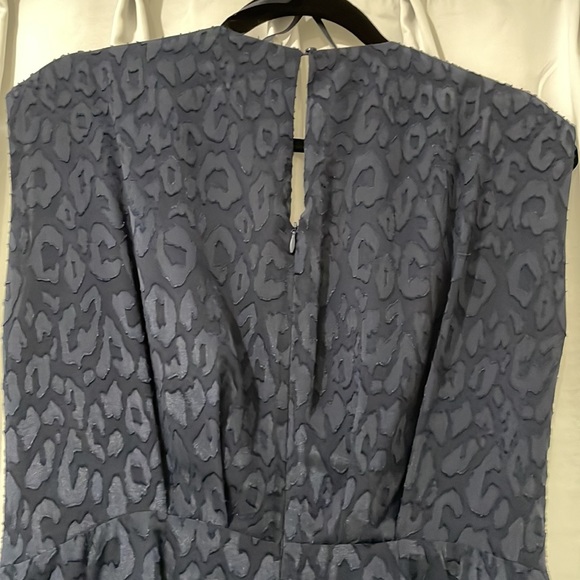 Maggy London Navy Leopard Cocktail Dress - Picture 2 of 6